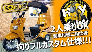 A two-seater with a sidecar! 