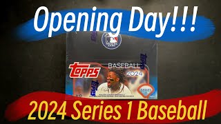 Opening Day is Here!!! 2024 Topps Series 1 Baseball Retail Box