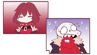 Poker com o Fell!Sans // Comic dublada de Underfell