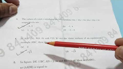 Class 10 Maths Term 1 Board Paper | Maths Answer Key Out |Standard  2021-22 #cbse 2021 I 030/2/4