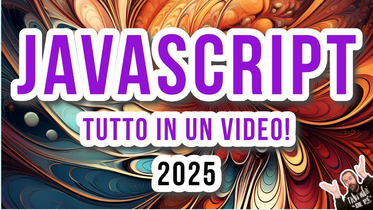 JAVASCRIPT tutto in un video! Imparare a programmare in #javascript ...