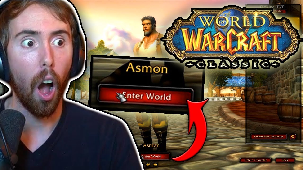 Asmongold Plays WoW Classic Official Release! (LVL 15) YouTube
