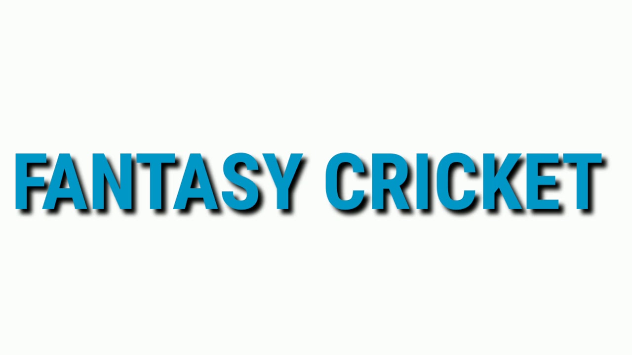 Fantasy Cricket Introduction YouTube