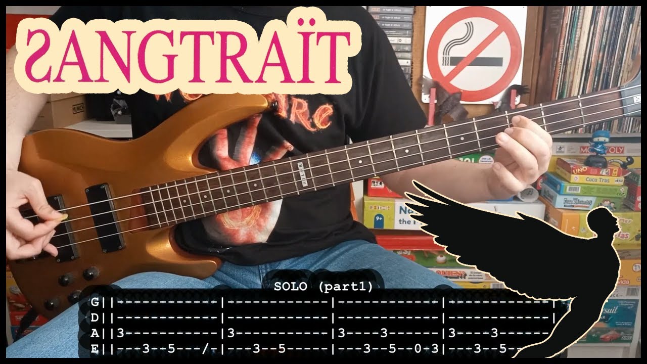 SANGTRAÏT - El vol de l'home ocell 🕊️ (BASS TABS) [lyrics + PDF] - YouTube