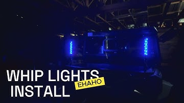 Polaris General Whip Lights Install