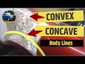 How to Get Difficult Convex and Concave Body Lines Straight - Detailed Explanation