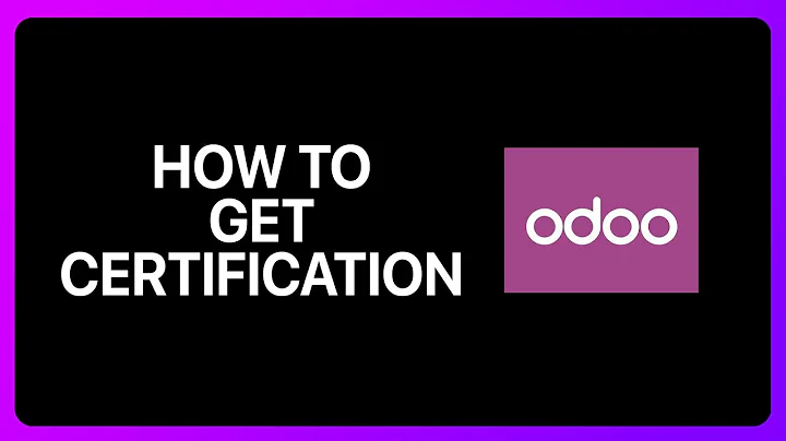 How To Get Odoo Certification Tutorial