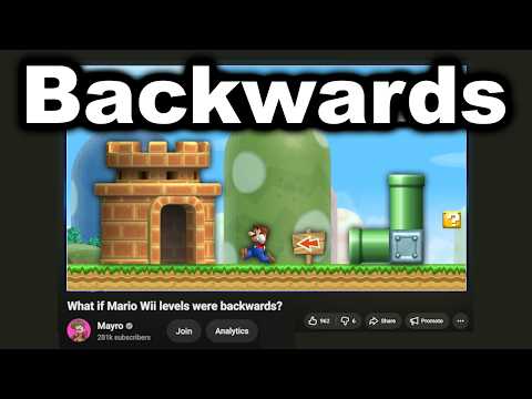 What if What if Mario Wii levels were backwards? was backwards?