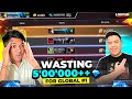 YouTuber Giving Dares || Wasted 1M Diamonds 💎 For Global No.1 In Badges 😱 Free Fire