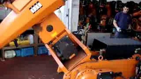 KUKA KR150K/1 used industrial robot test EUROBOTS
