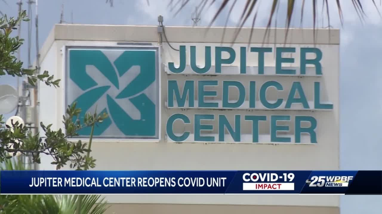 Jupiter Medical Center reopens Covid unit