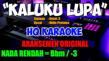 Kaluku Lupa Nada Rendah HQ Lagu Bugis Karaoke Keyboard Korg Pa1000