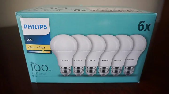 Philips LED E27 Frosted Light Bulbs, 13 W (100 W) Warm White, Pack of 6 [Energy Class A+]