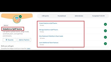 Salesforce Spiff Teams | Salesforce Trailhead