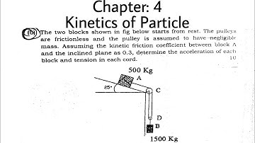 Kinetics of Particle | Unit:4 | Applied Mechanics Dynamic | Lecture:1 | PoU | Prashant YT| Engineer