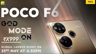 Poco F6 5G Launch Date & Price in India Out | Poco F6 Full Specs
