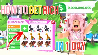 How To Get RICH On Adopt Me In ONE DAY! (ROBLOX) screenshot 4