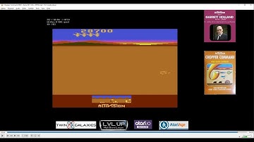 Atari 2600 EMU - Chopper Command - Game 3 B/X 1-Life Challenge - 28,700