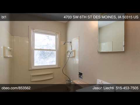 4703 SW 6TH ST, Des Moines, IA home video tour