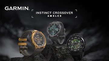 Garmin Instinct Crossover AMOLED | Analog Watch Hands | Digital Display