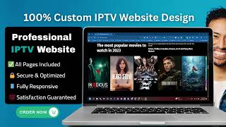 Create a Professional IPTV Website & Start Selling  WordPress + WooCommerce IPTV Store 2025