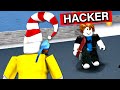 Giving Murderer To A HACKER in Roblox Murder Mystery 2..