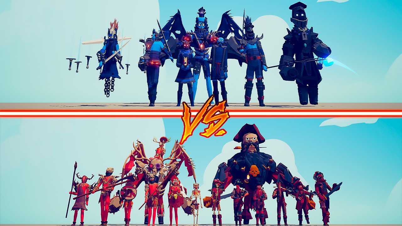 PIRATE DLC + TRIBAL DLC vs EVIL DLC - Totally Accurate Battle Simulator | TABS