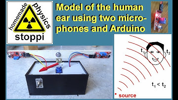 Why do we have two ears? Directional hearing with two microphones & Arduino - Richtungshören