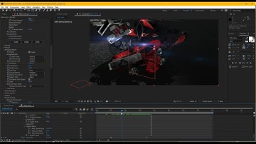 Hiệu ứng xe biến thành logo - car to logo transform - After Effects và Element3D, Saber VFX Tutorial