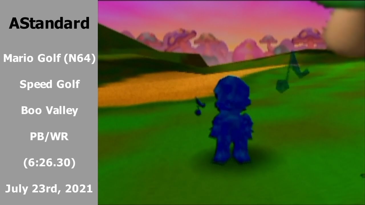 [PB/WR] Mario Golf Speed Golf - Boo Valley (6:26.30) - YouTube