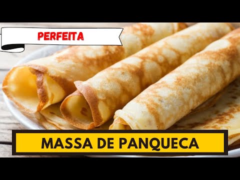 MASSA DE PANQUECA PERFEITA E FÁCIL DE FAZER
