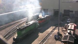 BNSF Load Testing an SD40-2