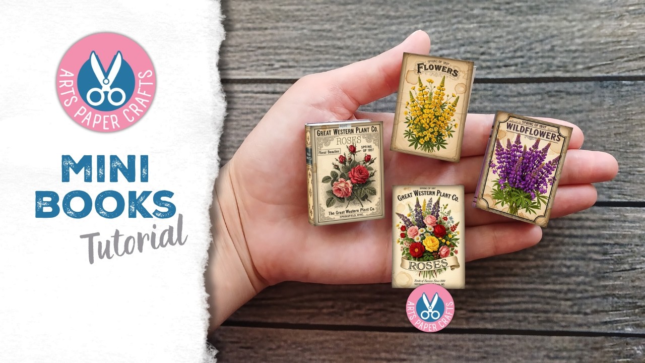 Mini Books Tutorial - YouTube