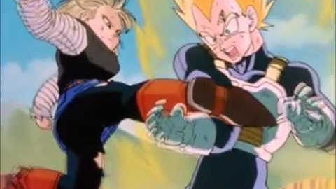 Vegeta VS 18 -Monkey VS Robot