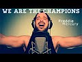 Queen freddie mercury  we are the champions imitation vocale par david corriveau