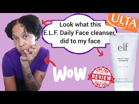 E.L.F. Daily Face Cleanser Review #grwm #gurwm