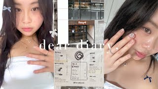 Dear Diary, HONG KONG vlog | cafe hopping, what I eat in a week, glow-up, cute desserts, etc