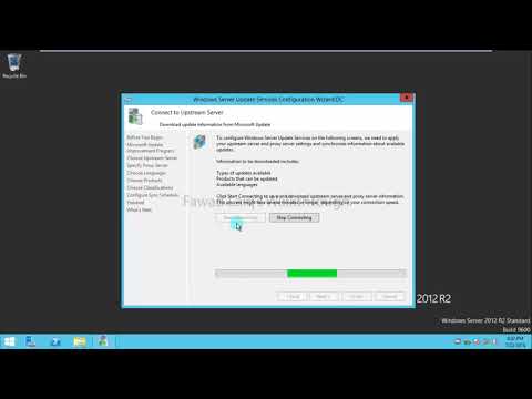 How to Run Through Initial Confiuguration of WSUS -Step by Step