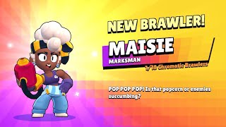 Maisie Gameplay!!😜🎮 + Her Skins!🐣 | Brawl Stars Sneak Peek