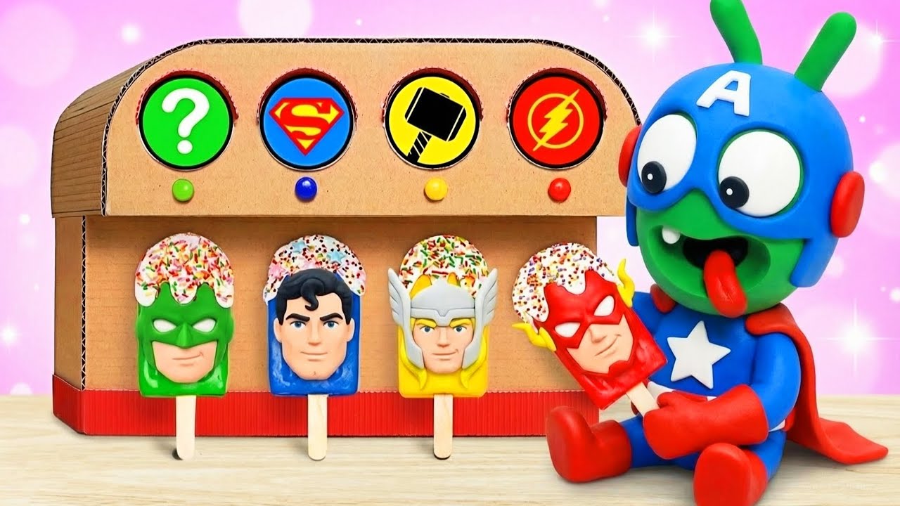 Pea Pea Y la Máquina de Helados de Superhéroe Mágico 🍦🦸‍♂️ Dibujos Animados Para Niños