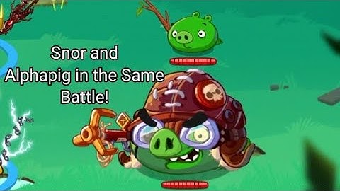 Snor and Alphapig in the Same Battle Script - Angry Birds Epic