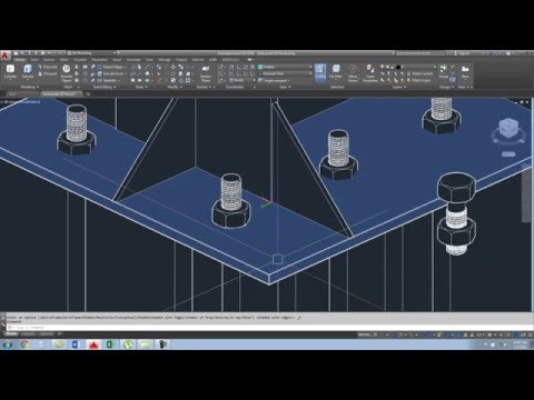 2D steel portal frame in AutoCAD_Part_1