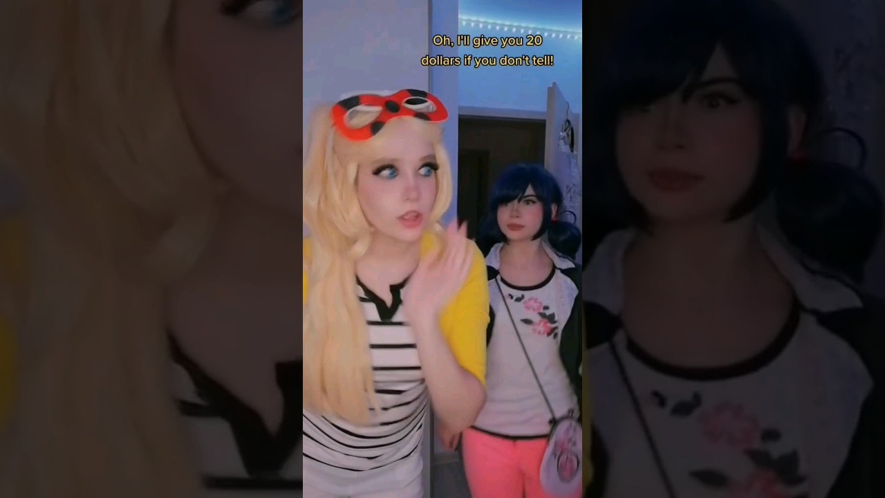 Chloé secretly cosplaying Ladybug | Marinette Dupain-Cheng and Chloé Bourgeois #cosplay | Miraculous