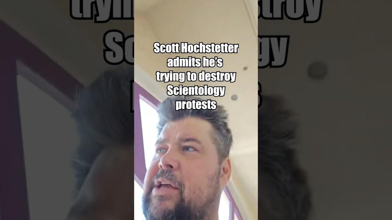 Scott Hochstetter admits destroying Scientology protests