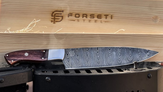 ANUBIS - HAND MADE DAMASCUS STEEL KNIFE by Forseti Steel