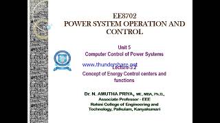 5 2 Concept of Energy Control centers and functions