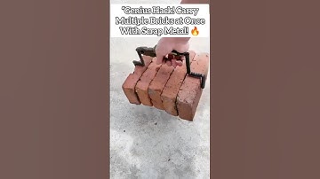 Genius Hack! Carry Multiple Bricks at Once With Scrap Metal! 🔥