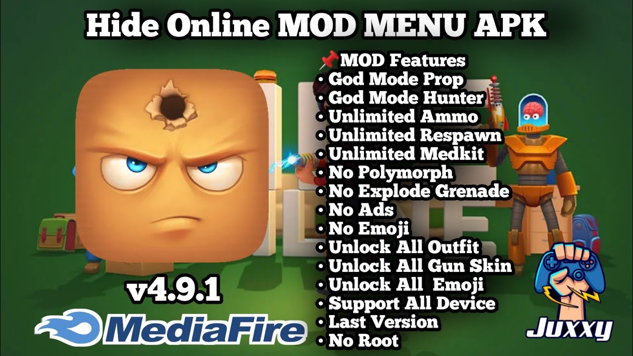 Hide Online MOD MENU APK Terbaru 2022 v4.9.1 YouTube
