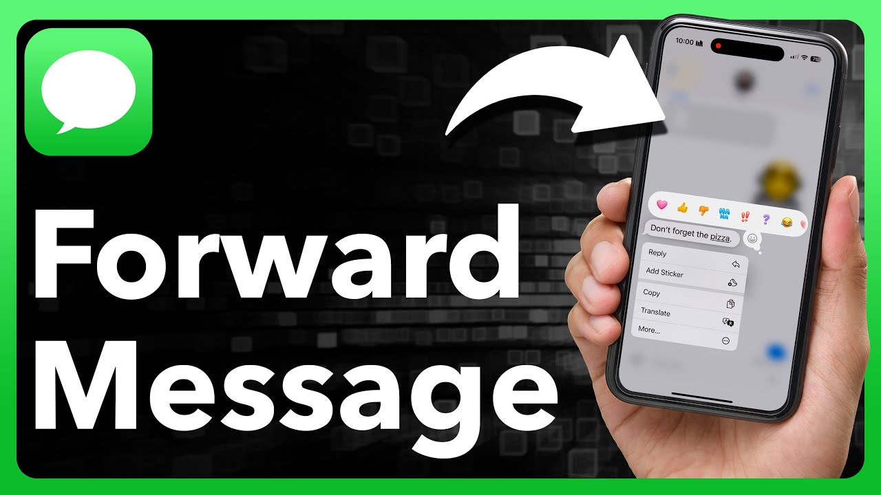 How To Forward Text Message On iPhone
