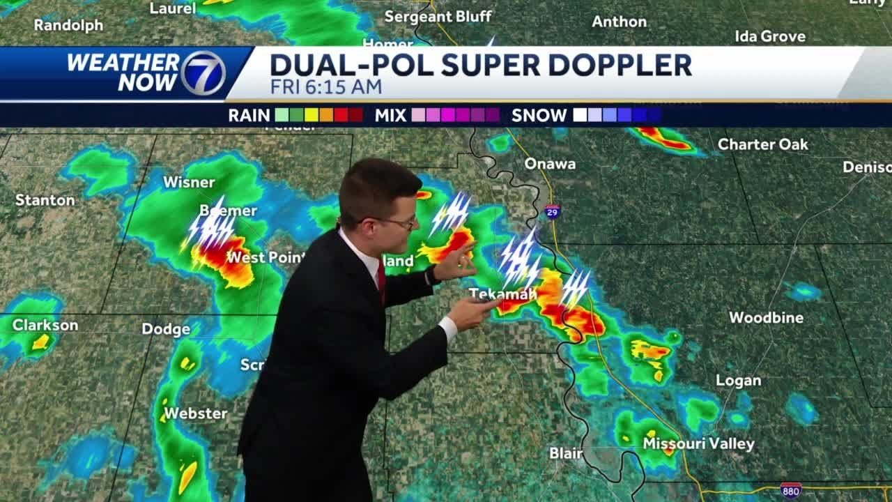 Spotty showers to start Friday - YouTube